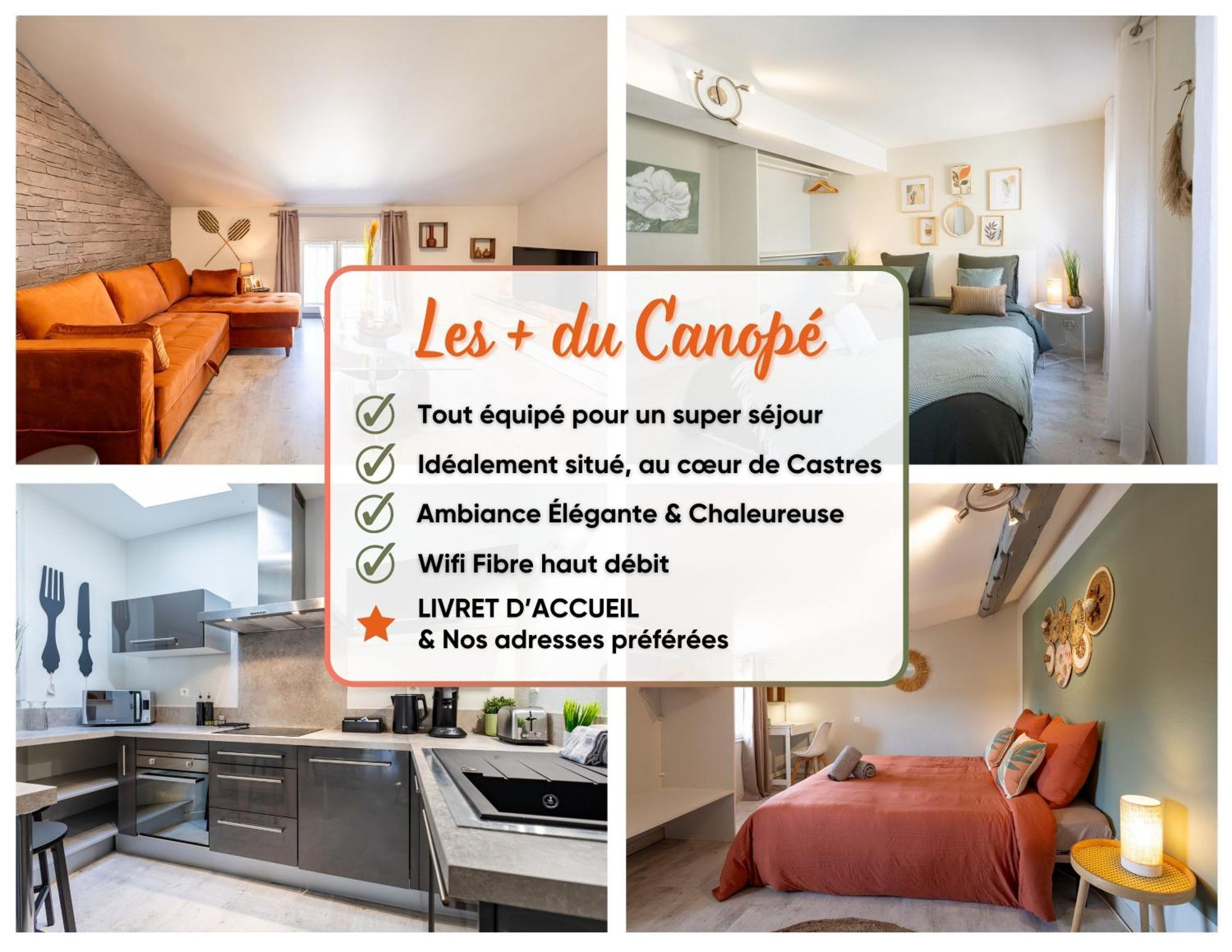 Le Canope - T3 Duplex, 2 Salles D'Eau, Hypercentre 卡斯特尔 外观 照片